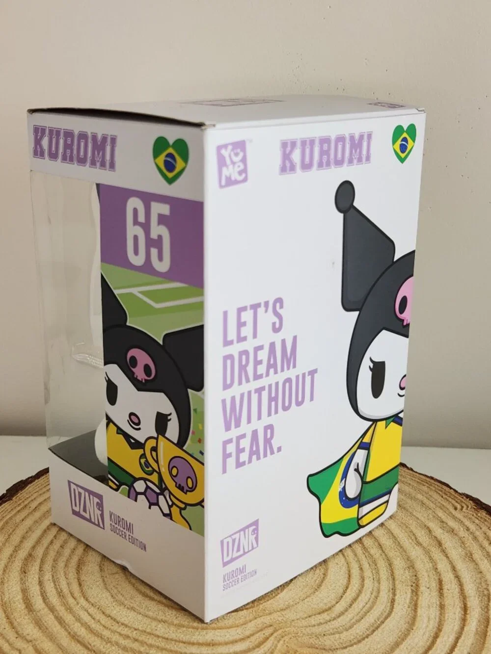 DZNR Kuromi Soccer Edition Brazil Yume Plush Stuffed Animal Toy